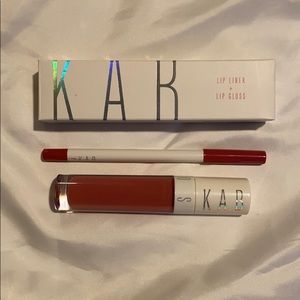 KAB COSMETICS Lip Liner + Gloss Set in Charming
